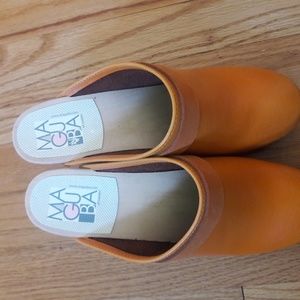 Orange Maguba Clogs